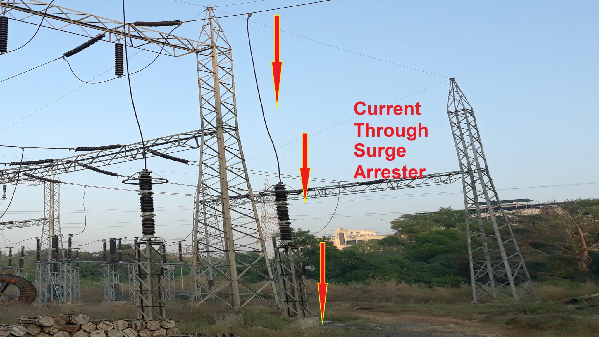 LALightning Arrester/Diverters in Electrical Substations